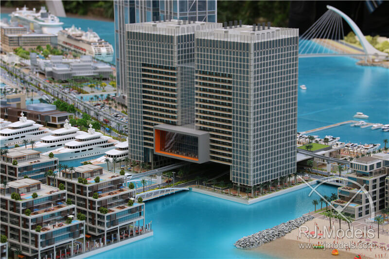 迪拜港口项目总体规划模型RJ模型