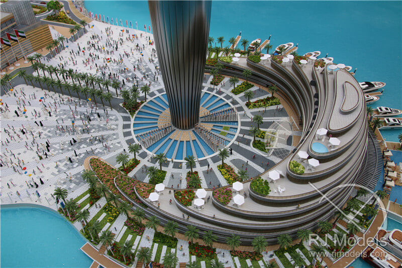 迪拜港口项目总体规划模型