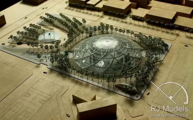 沙特阿拉伯利雅得城市规划项目SOM 1:50 50