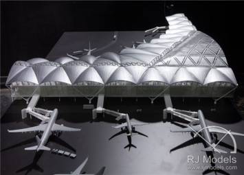 28.-上海浦东机场卫星模型航站楼1-300